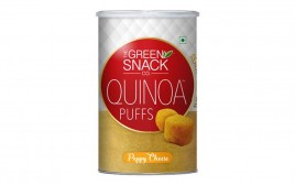 The Green Snack Co Quinao Puffs, Peppy Cheese   40 grams